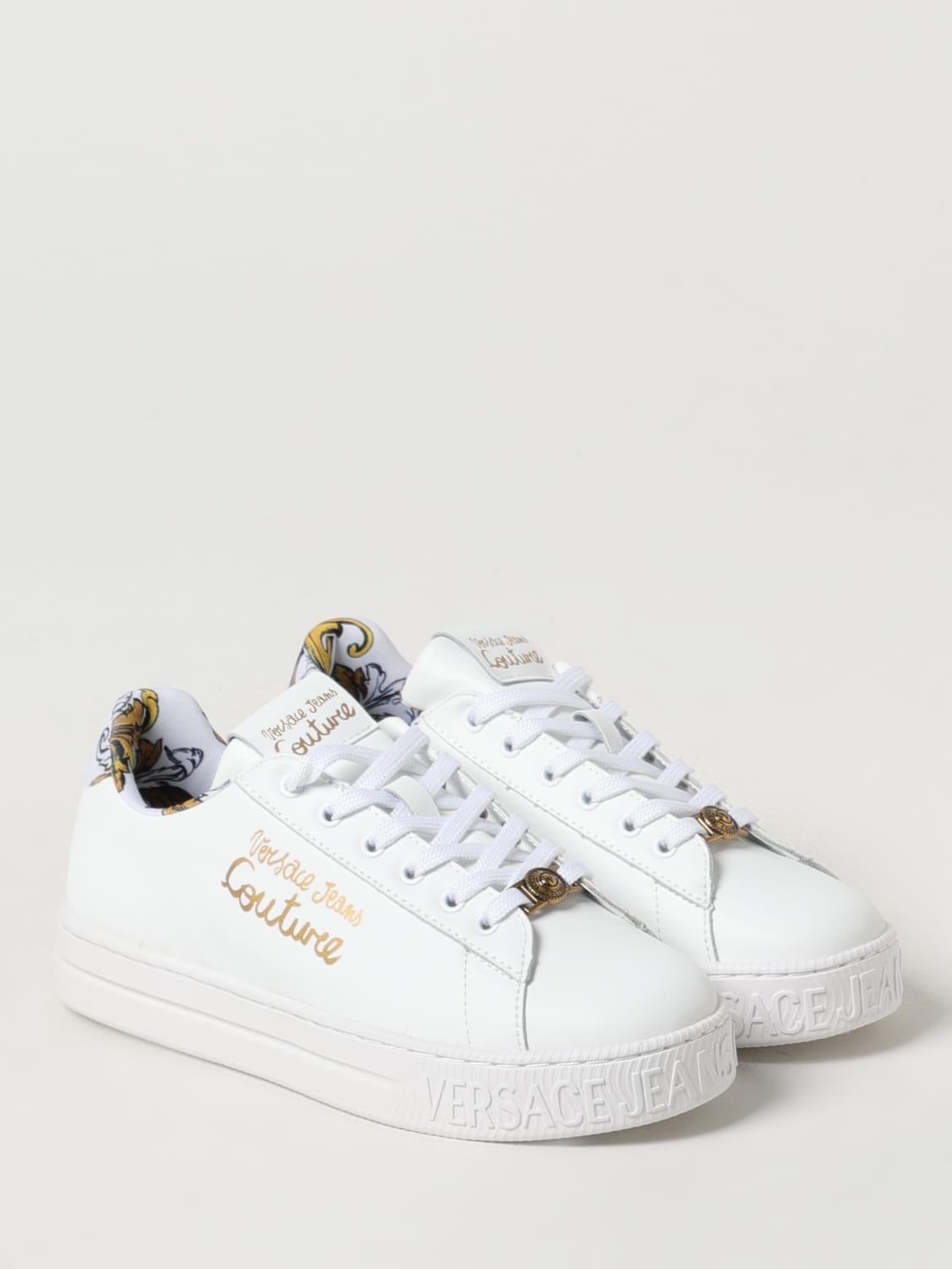 VERSACE JEANS COUTURE SNEAKERS: Sneakers damen Versace Jeans Couture, Weiß - Img 2