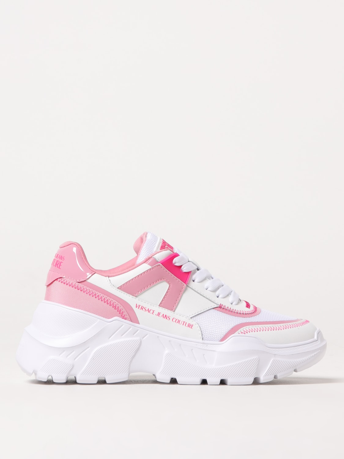 VERSACE JEANS COUTURE: Sneakers woman - White | Versace