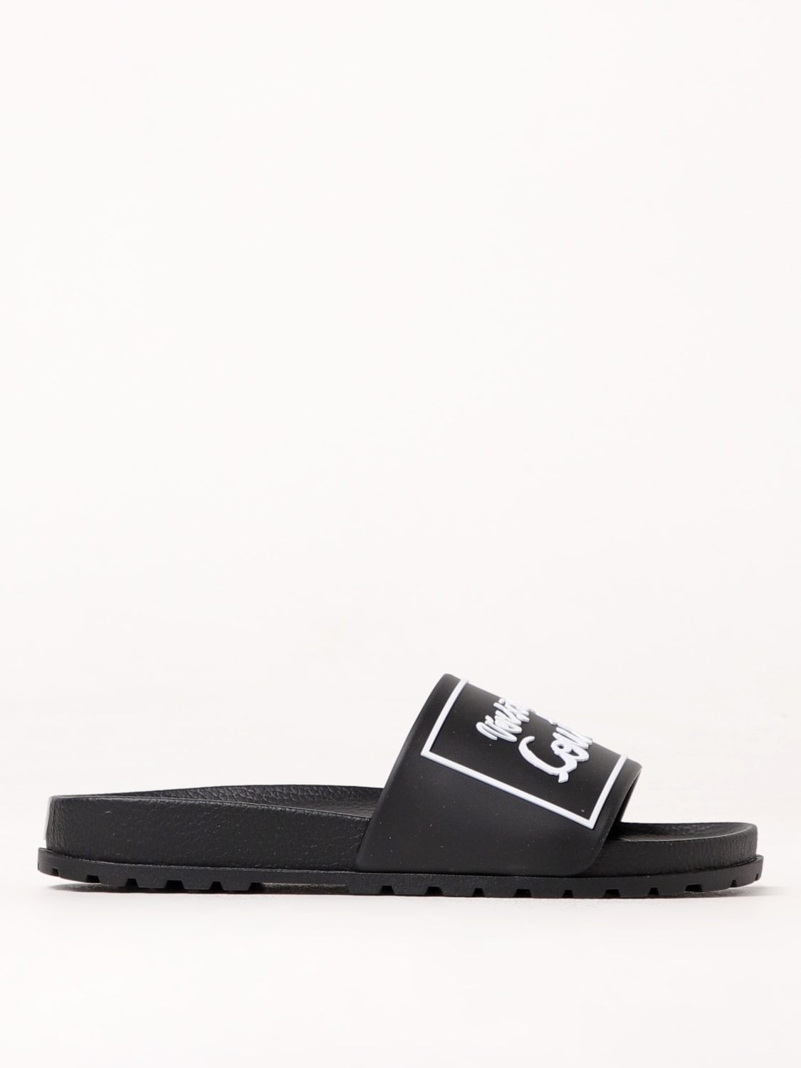 VERSACE JEANS COUTURE: Sneakers woman - Black | Versace