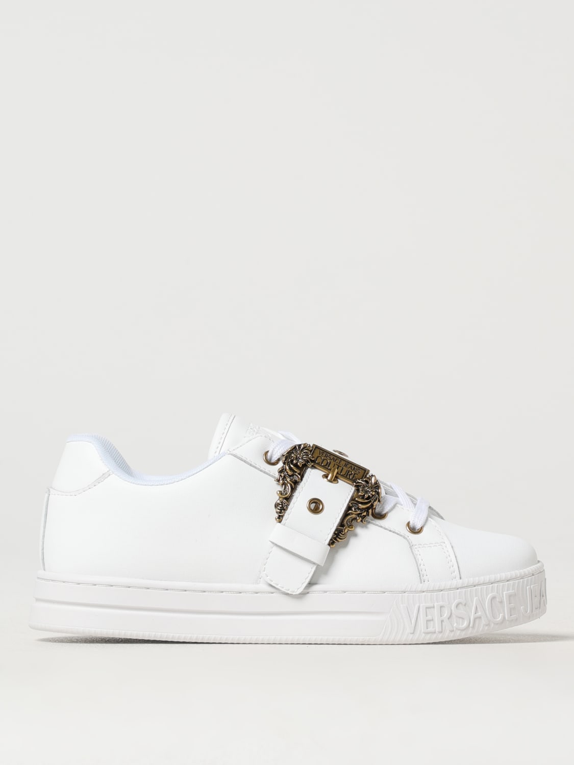VERSACE JEANS COUTURE BASKETS: Baskets femme Versace Jeans Couture, Blanc - Img 1