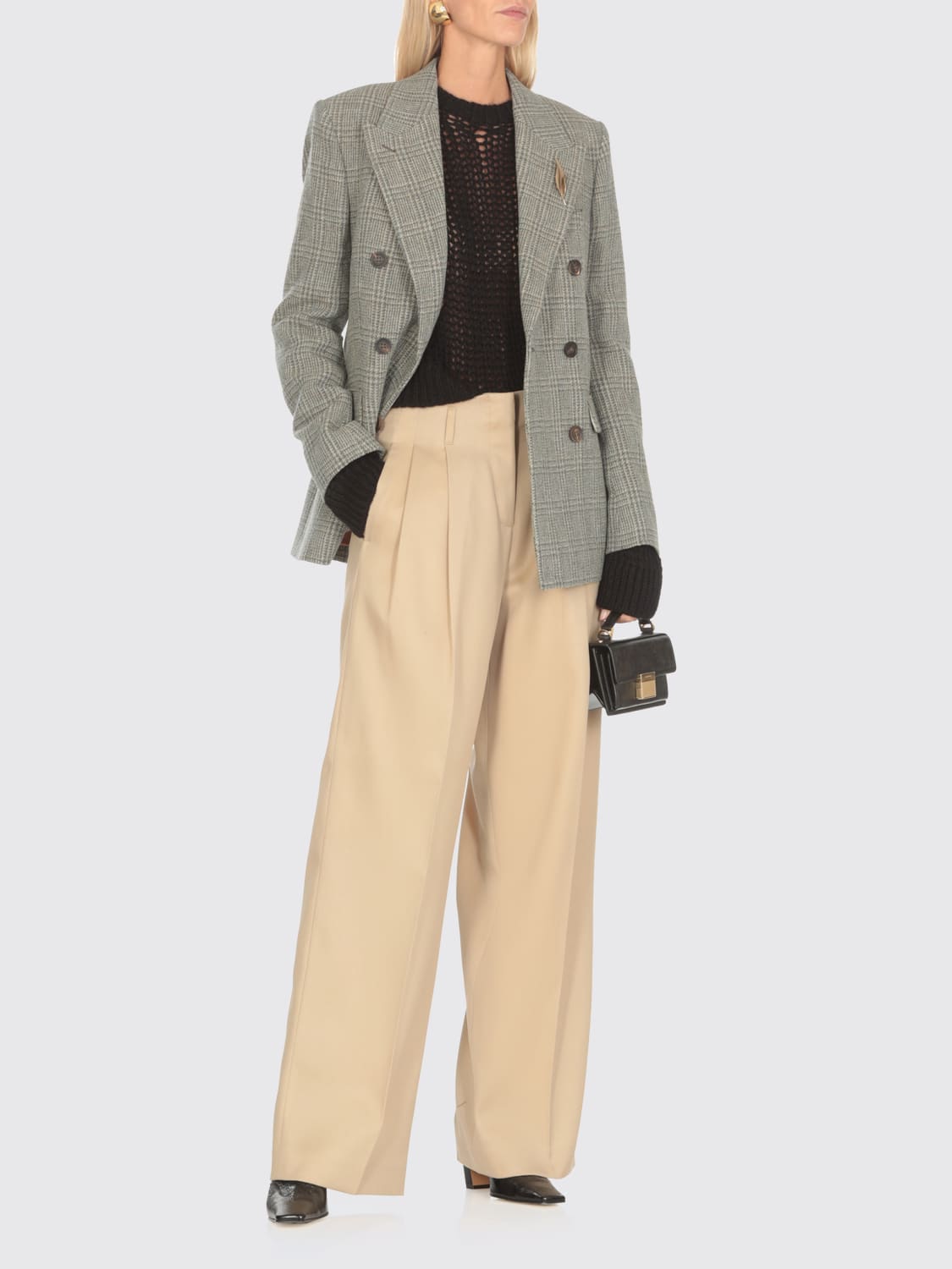 パンツ GOLDEN GOOSE Woman Pants Beige GWP01203P00117015272 GOLDEN GOOSE: Pants woman - Beige | Golden Goose pants