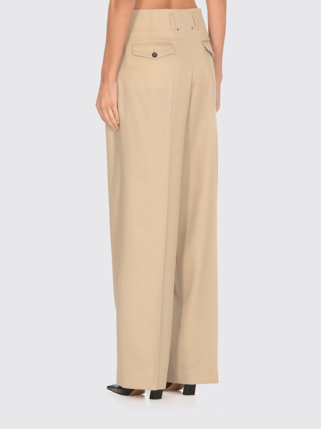 パンツ GOLDEN GOOSE Woman Pants Beige GWP01203P00117015272 GOLDEN GOOSE: Pants woman - Beige | Golden Goose pants