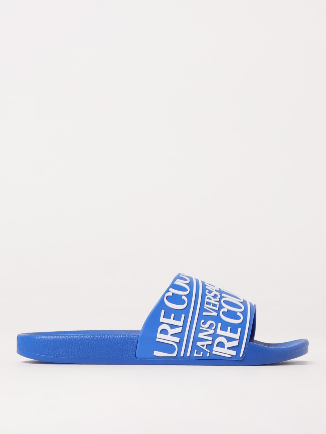 VERSACE JEANS COUTURE SANDALS: Sandals men Versace Jeans Couture, Blue - Img 1