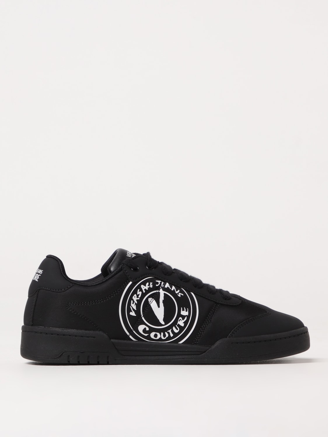 スニーカー VERSACE JEANS COUTURE Woman Sneakers Black 78YA3SC2ZSC53 899 Versace Jeans Couture Black Signature Heel Sneakers 5 for