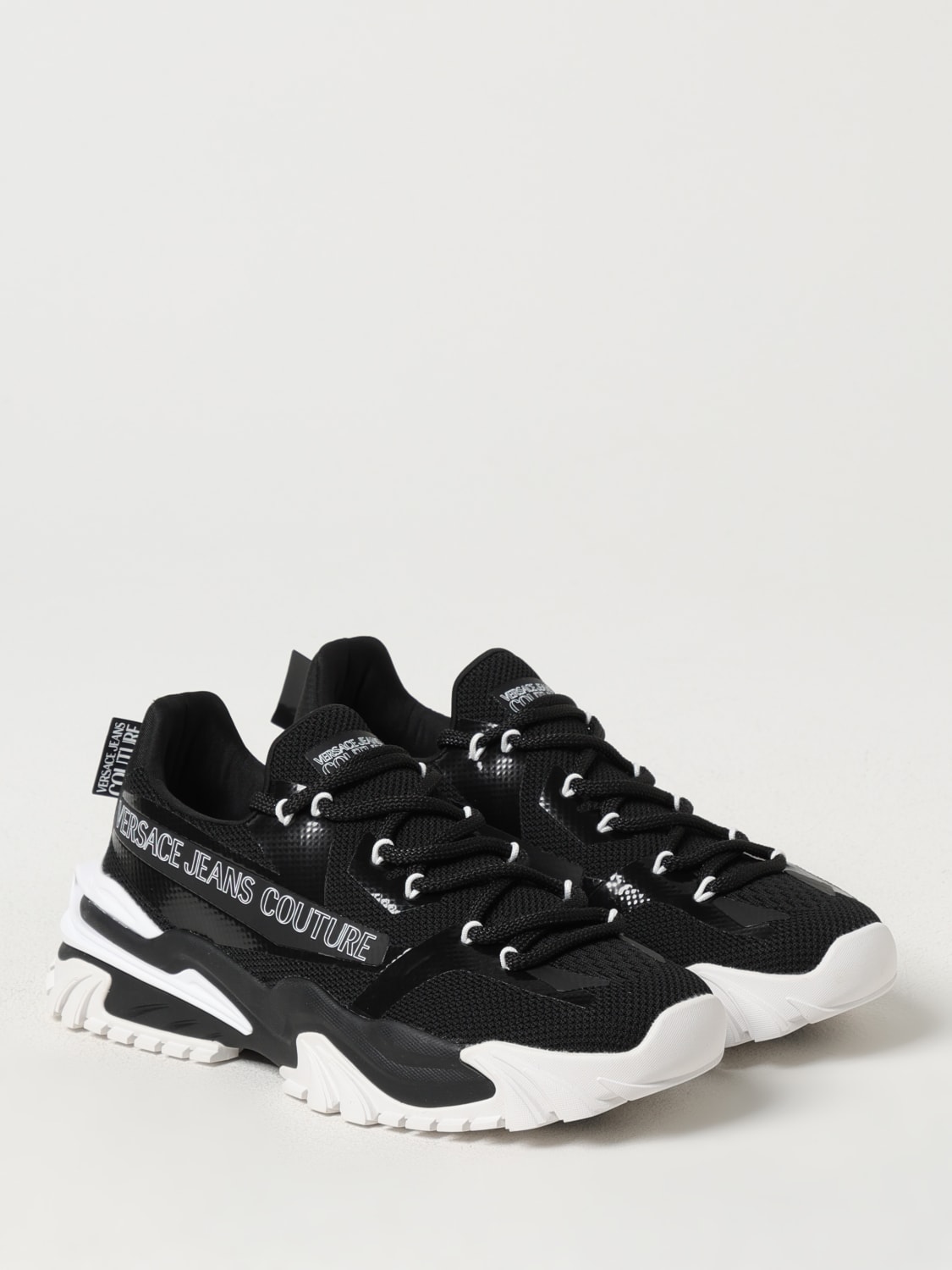 スニーカー VERSACE JEANS COUTURE Woman Sneakers Black 78YA3SC1ZSC52 899 Versace Jeans Couture Dynamic Sneakers | Black | FARFETCH