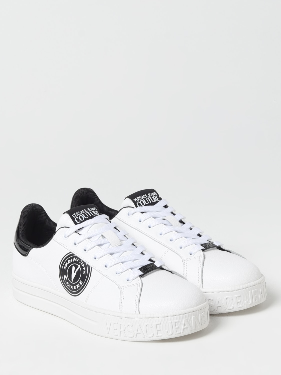 スニーカー VERSACE JEANS COUTURE Woman Sneakers White 78YA3SK1ZPB01 003 VERSACE JEANS COUTURE: Sneakers woman - White | Versace