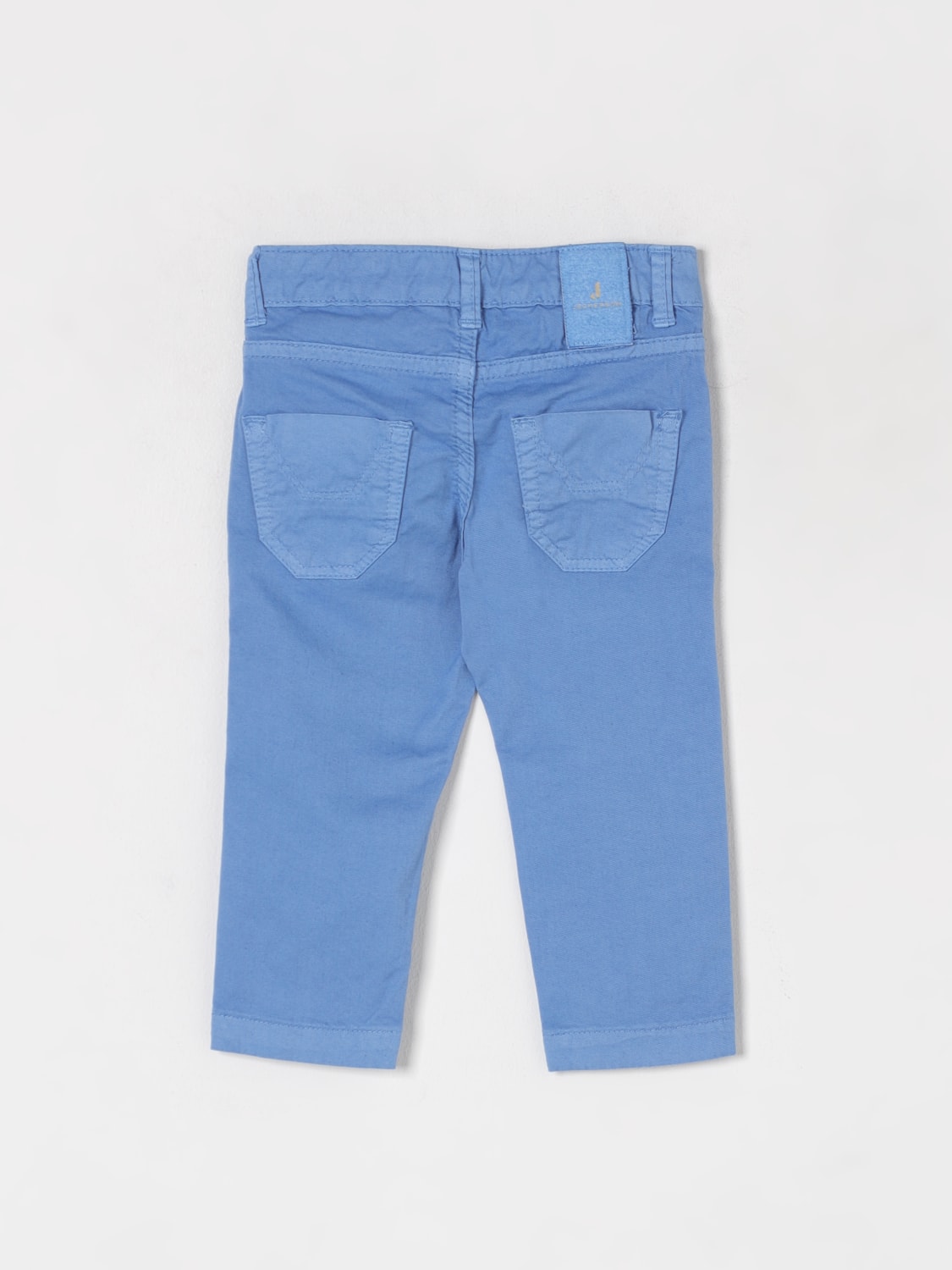 JECKERSON PANTALONI: Pantalone in cotone con toppe Jeckerson, Blue - Img 2