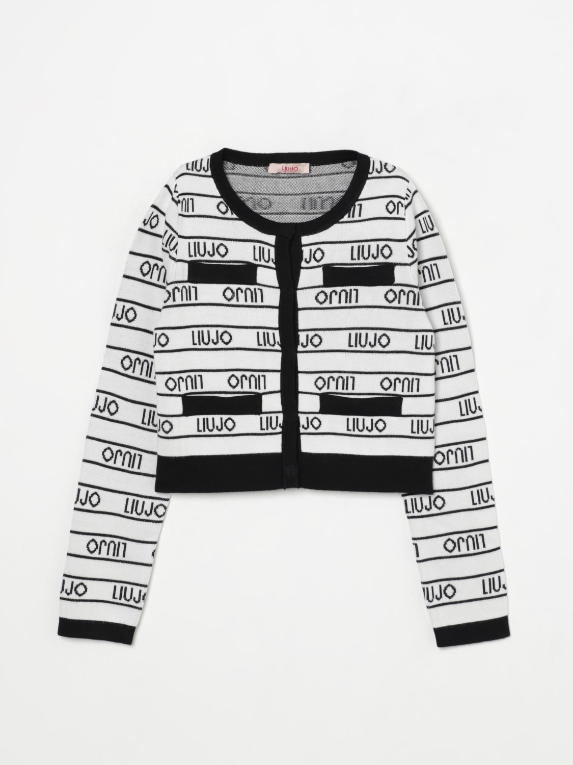 LIU JO SWEATER: Sweater kids Liu Jo, Black - Img 1