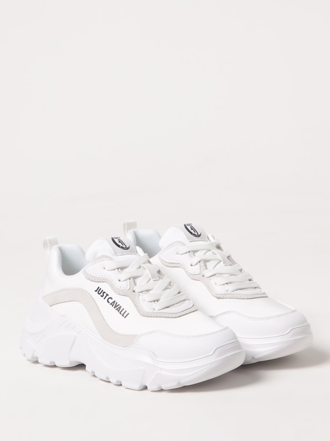 スニーカー JUST CAVALLI Woman Sneakers White 78RA3SB3ZPA88 LA3 51if67fFQGL._AC_SY675_.jpg