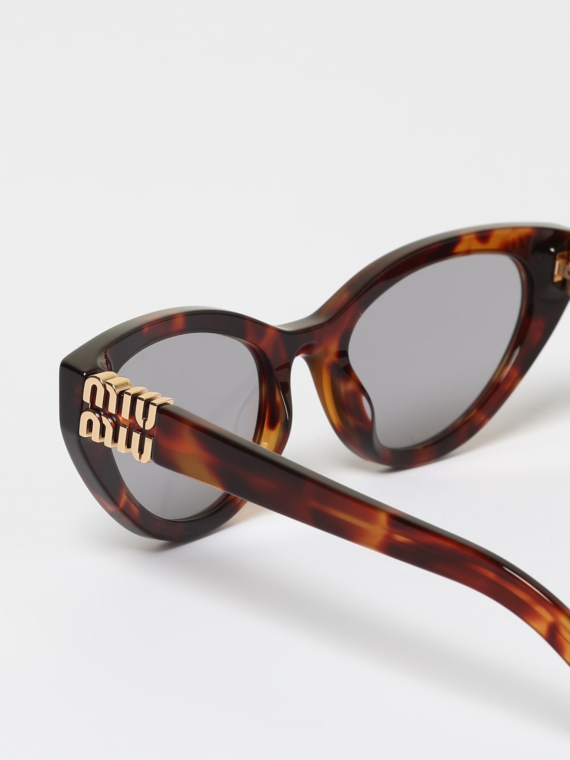 MIU MIU: Sunglasses woman - Cocoa | Miu Miu sunglasses A04S