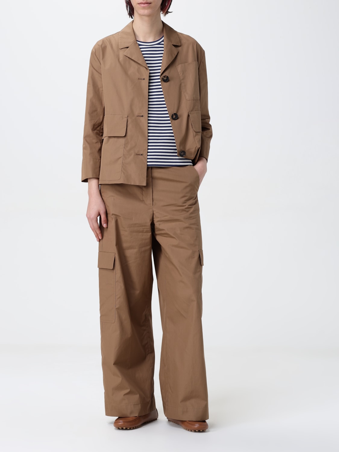 パンツ 'S Max Mara Woman Pants Camel 2519131143600 003 S MAX MARA：パンツ レディース - キャメル | GIGLIO.COM