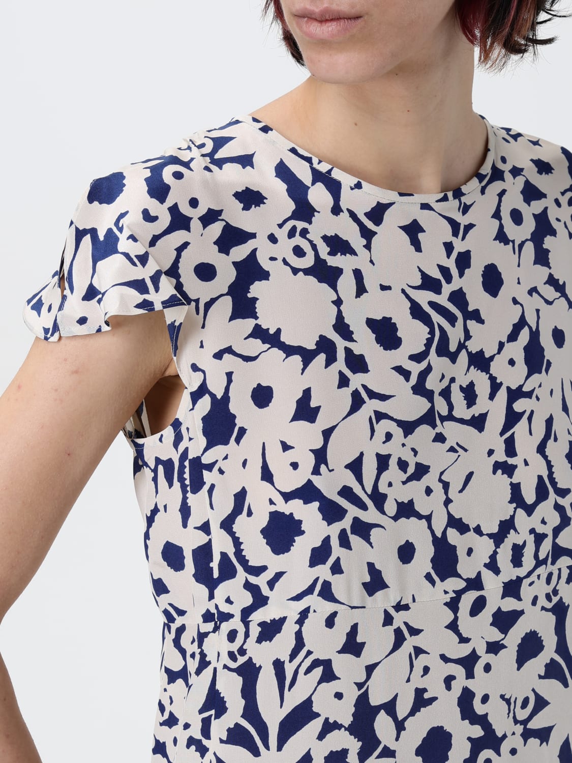 ワンピース 'S Max Mara Woman Dress Ecru 2519221043600 001 Ecru printed poplin 'S Max Mara Marlena dress | H-Brands