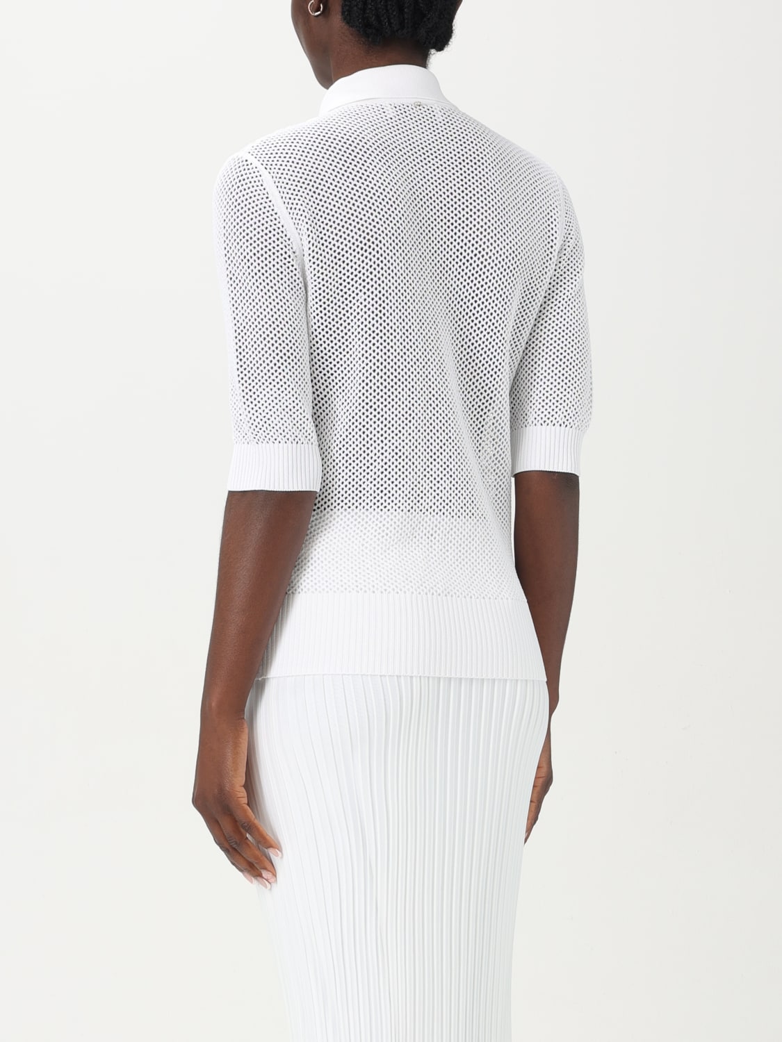 Tシャツ・カットソー SPORTMAX Woman Polo Shirt White 2512361052600 001 SPORTMAX: women's polo shirt - White | Sportmax polo shirt