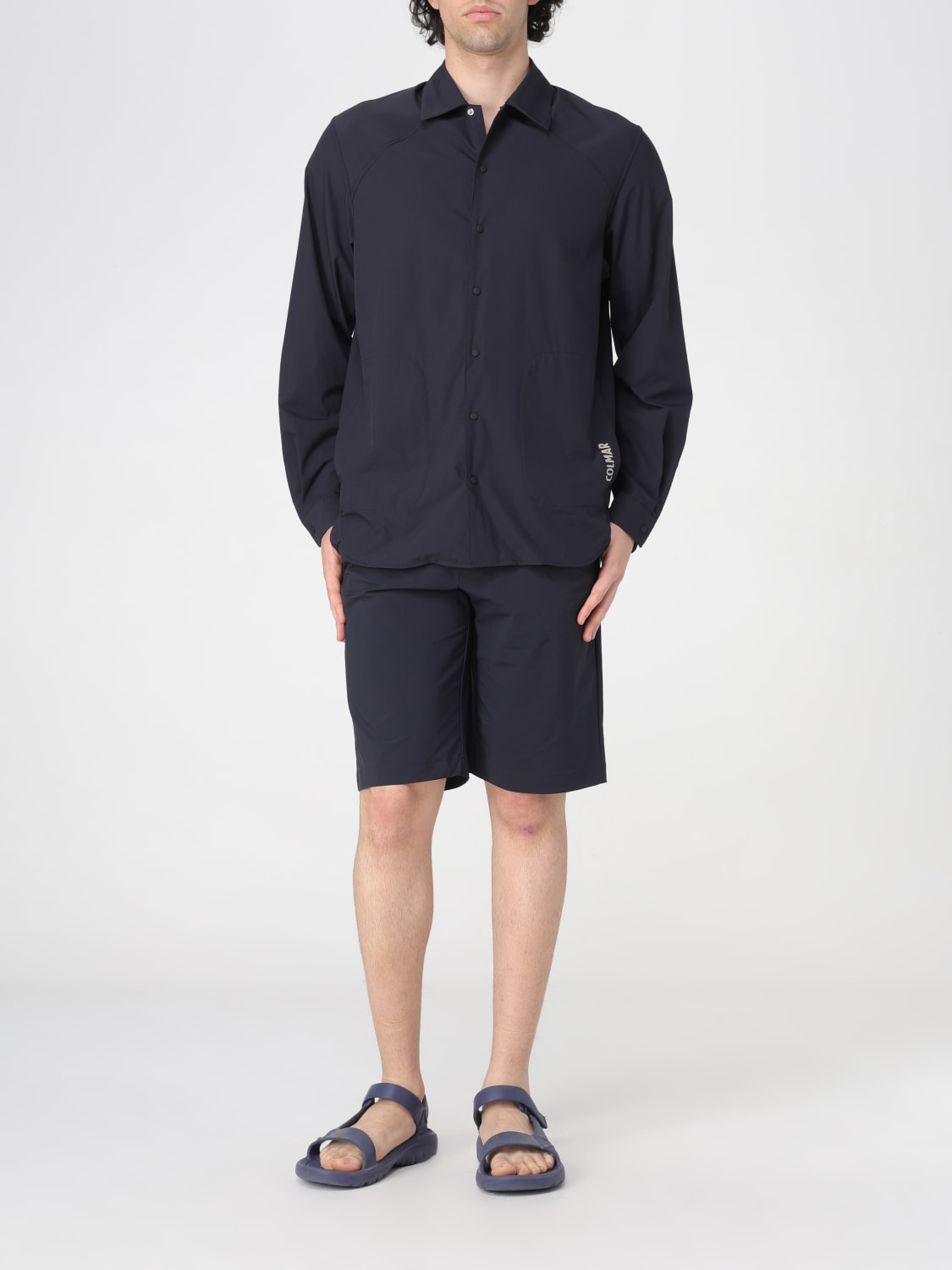 COLMAR PANTALONCINO: Pantaloncino chino Colmar in nylon stretch , Nero - Img 2