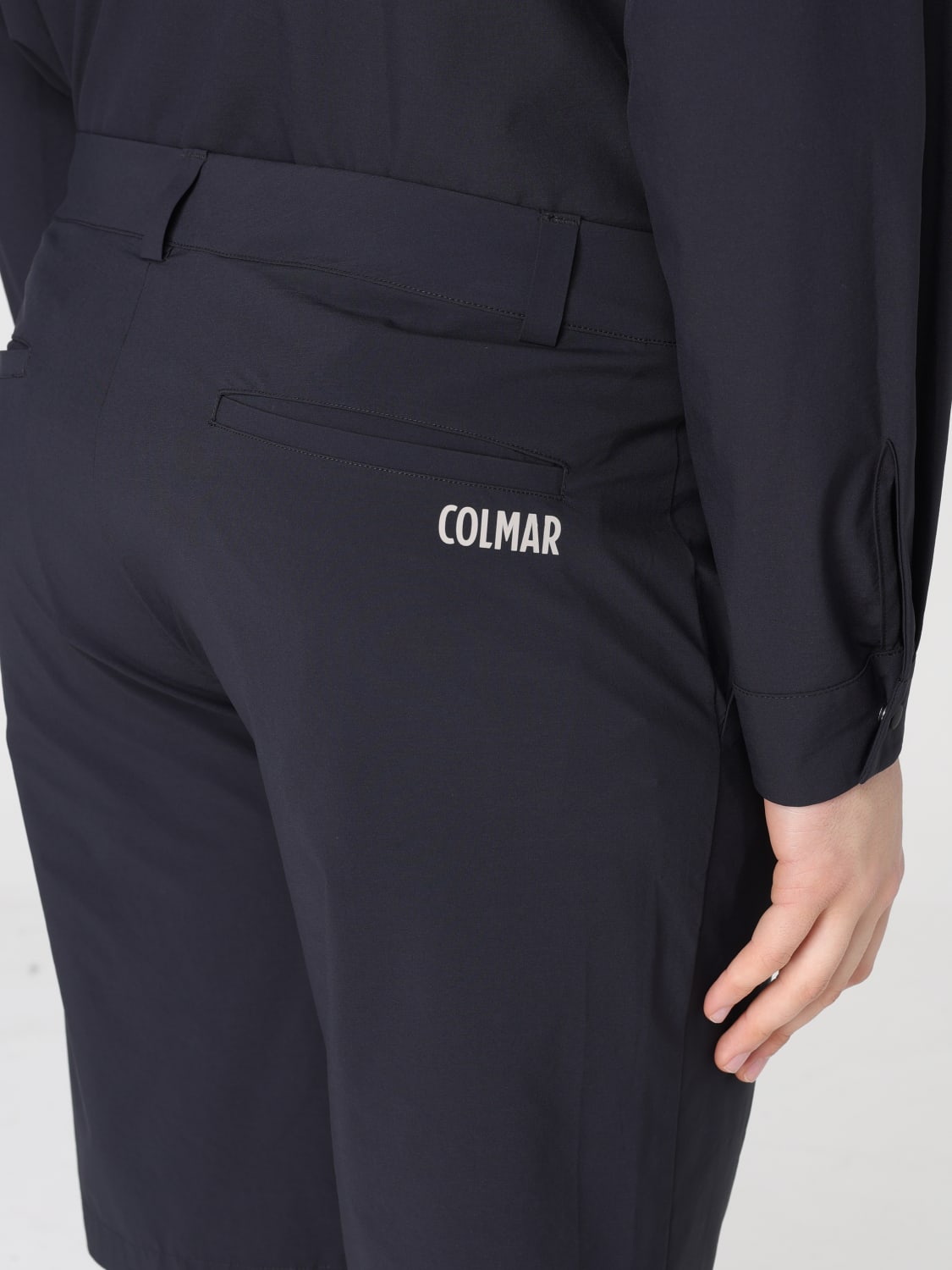COLMAR PANTALONCINO: Pantaloncino chino Colmar in nylon stretch , Nero - Img 4