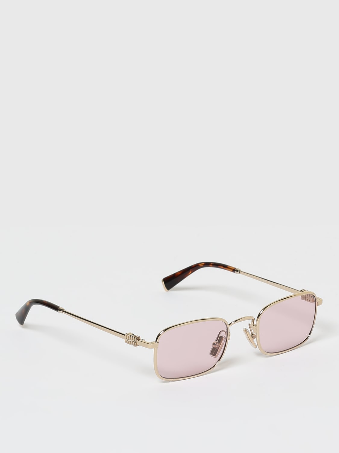 MIU MIU: Sunglasses woman - Gold | Miu Miu sunglasses A53S