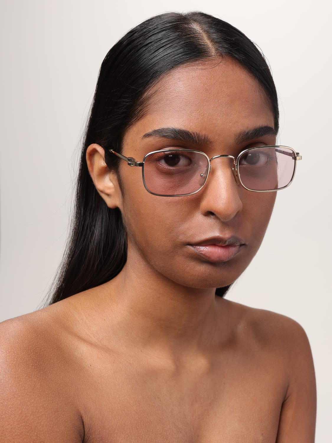 MIU MIU: Sunglasses woman - Gold | Miu Miu sunglasses A53S