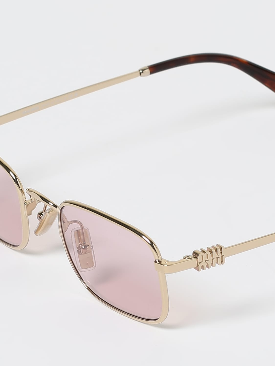 サングラス MIU MIU Woman Sunglasses Gold A53S ZVN4L0 MIU MIU: Sunglasses woman - Gold | Miu Miu sunglasses A53S