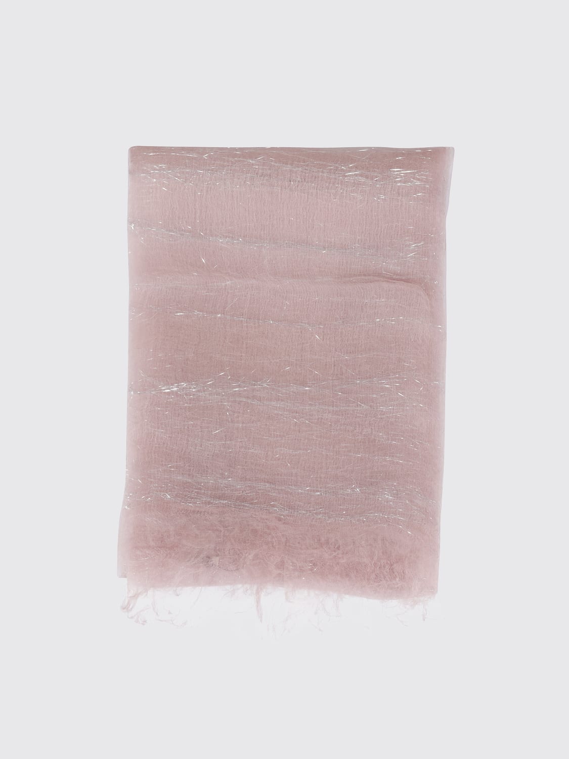 FALIERO SARTI SCIARPA: Stola Dionisio Faliero Sarti in seta con fili lurex , Rosa - Img 1