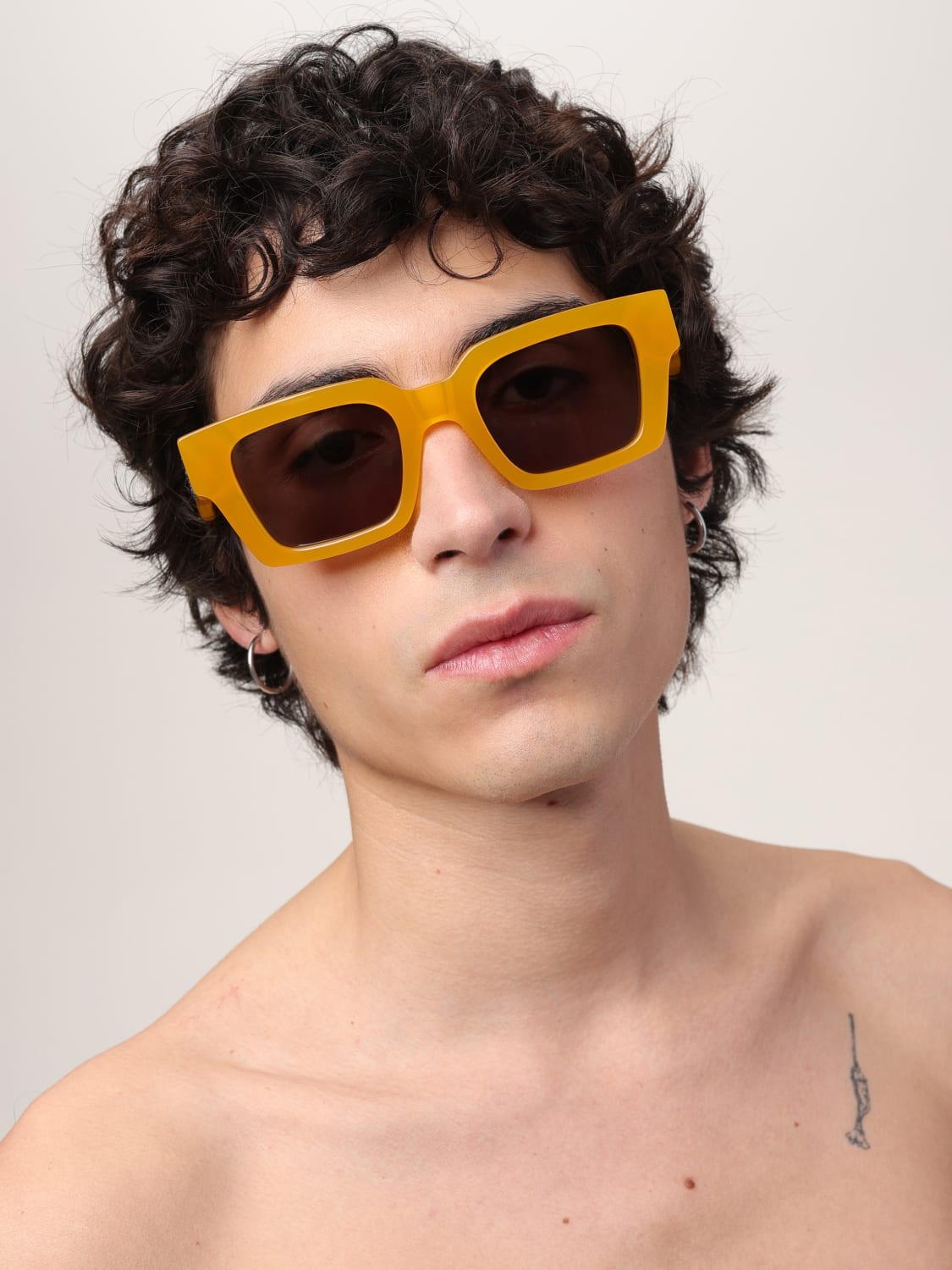 OFF-WHITE SUNGLASSES: Sunglasses men Off-white, Yellow - Img 2