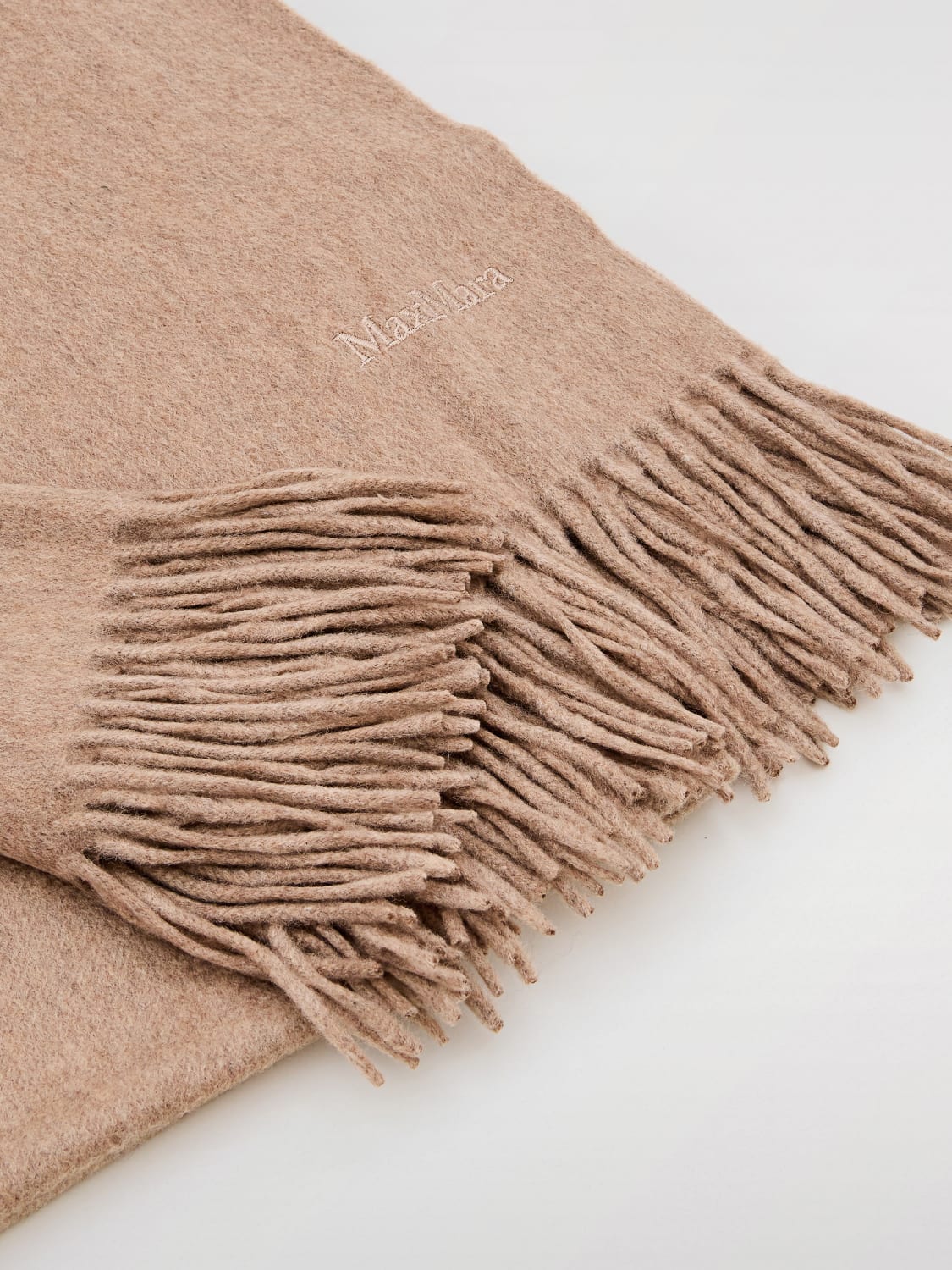 MAX MARA SCARF: Scarf woman Max Mara, Brown - Img 2