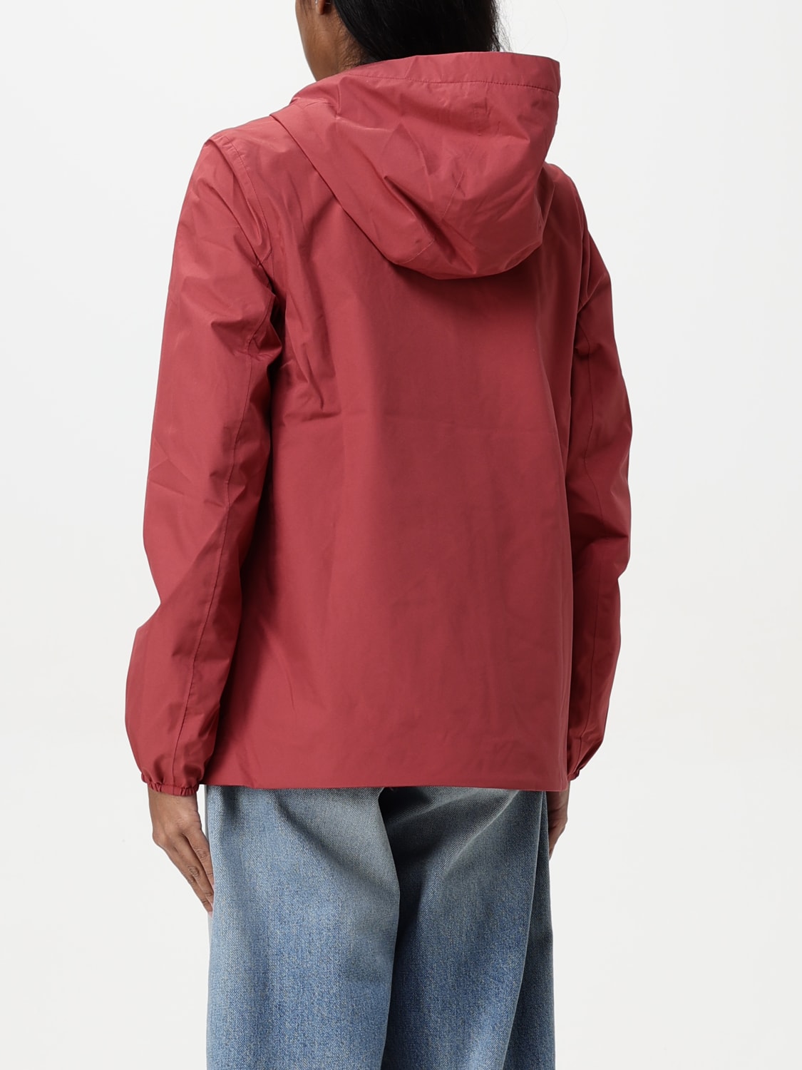 コート K-WAY Woman Coat Red K8138PW WNM K-WAY: women's jacket - Red | K-Way jacket K8138PW online at