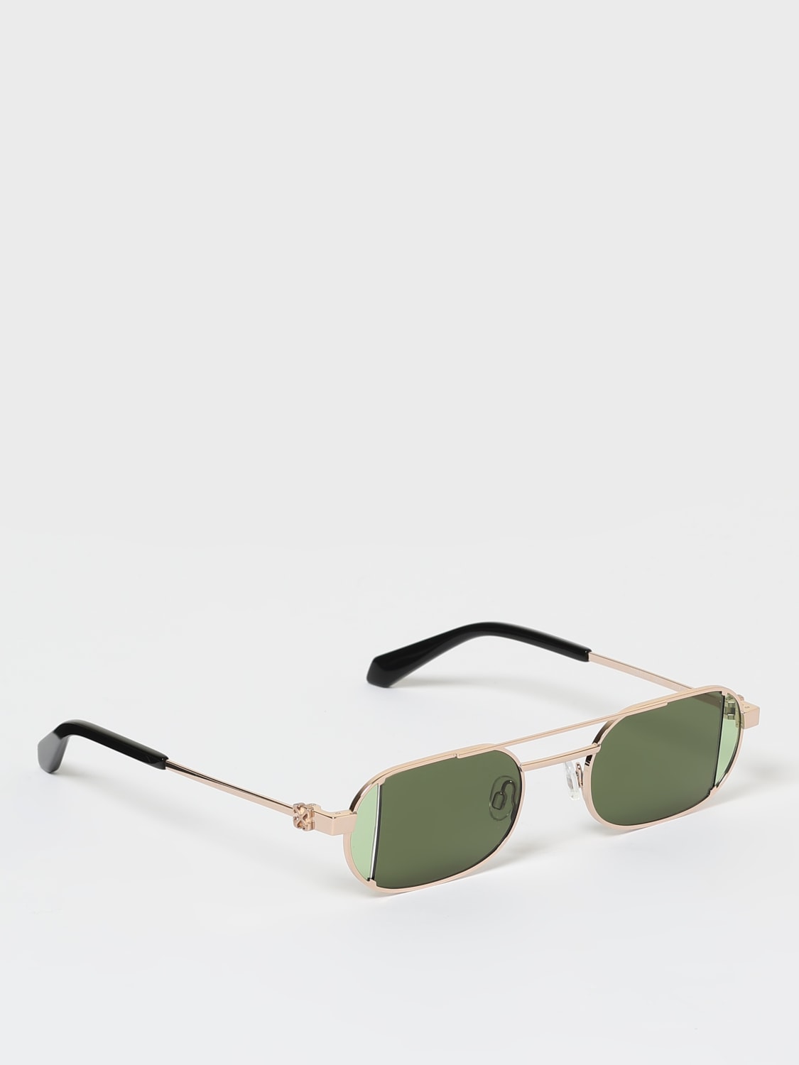 OFF-WHITE SUNGLASSES: Sunglasses men Off-white, Green - Img 1