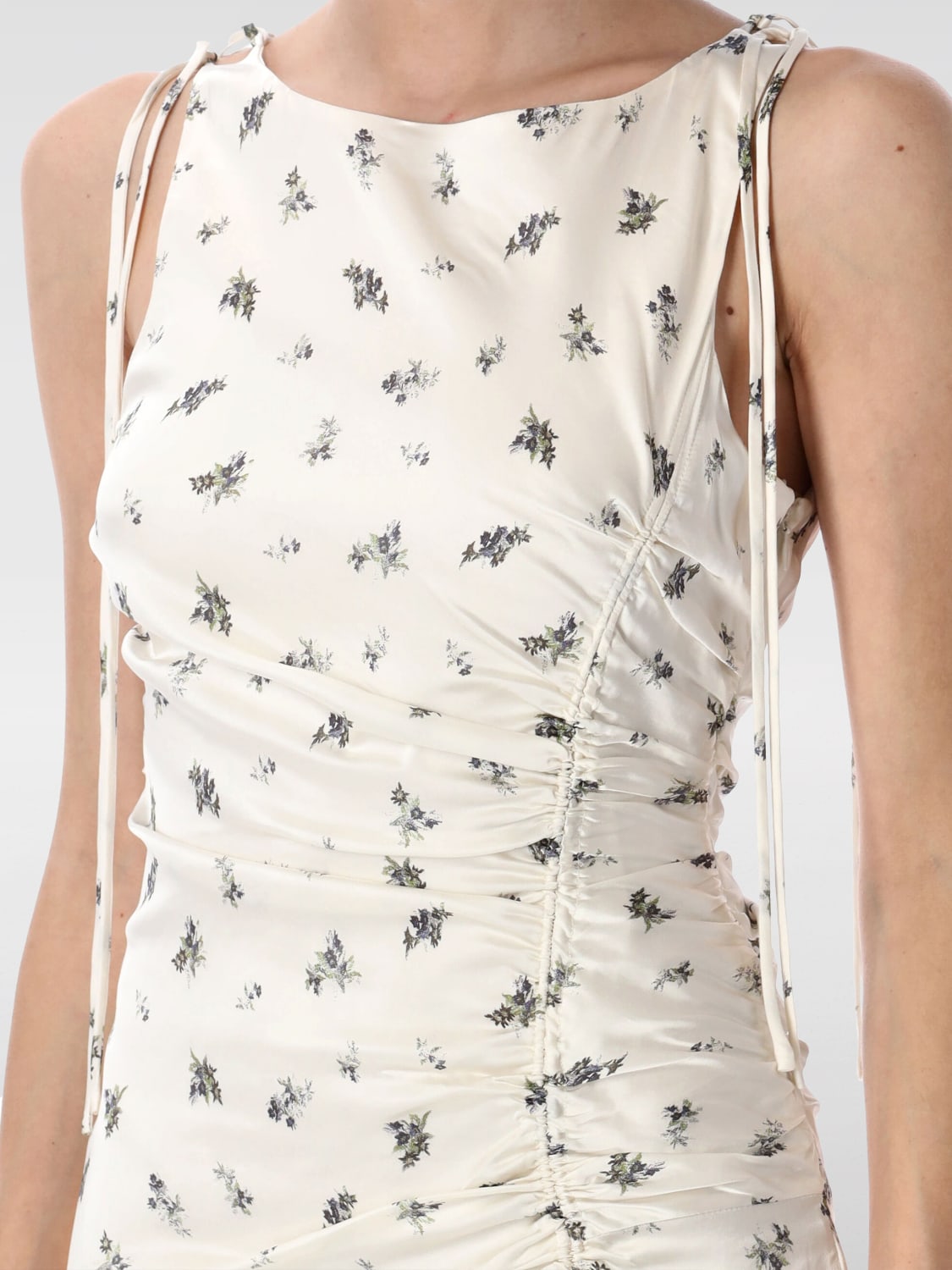 ワンピース GANNI Woman Dress White W0262 135 W0262_6757_135_1.jpg?sw=2000