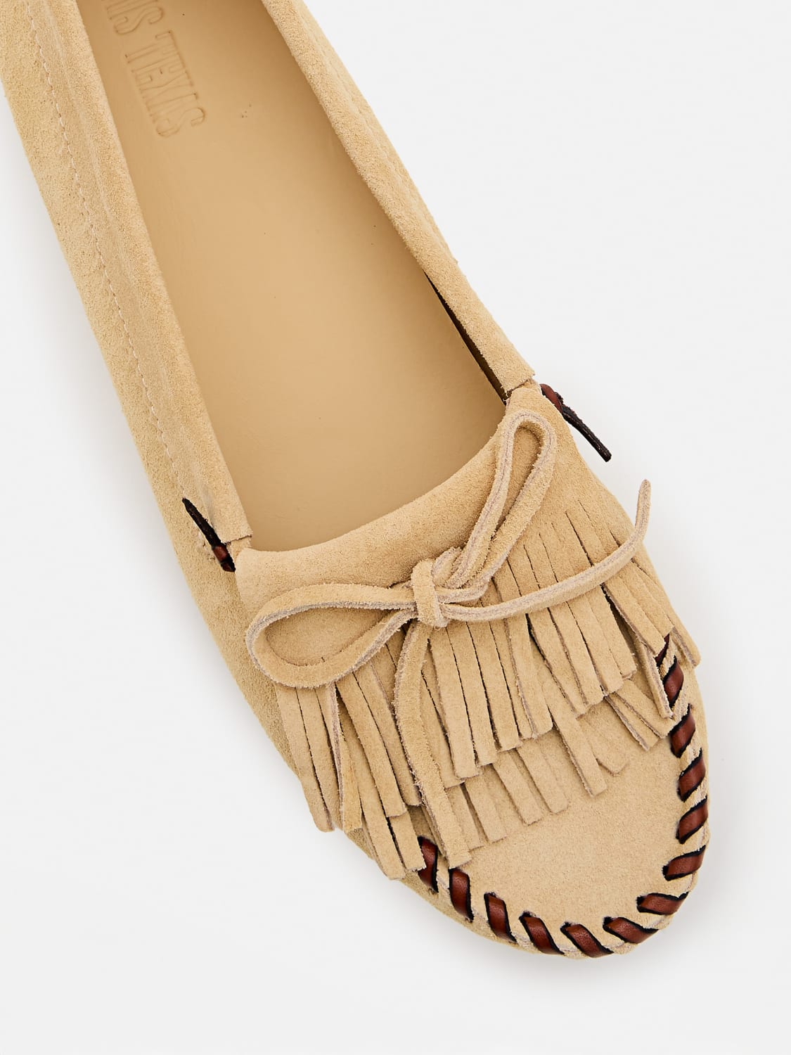 PARIS TEXAS SHOES: Loafers woman Paris Texas, Beige - Img 4