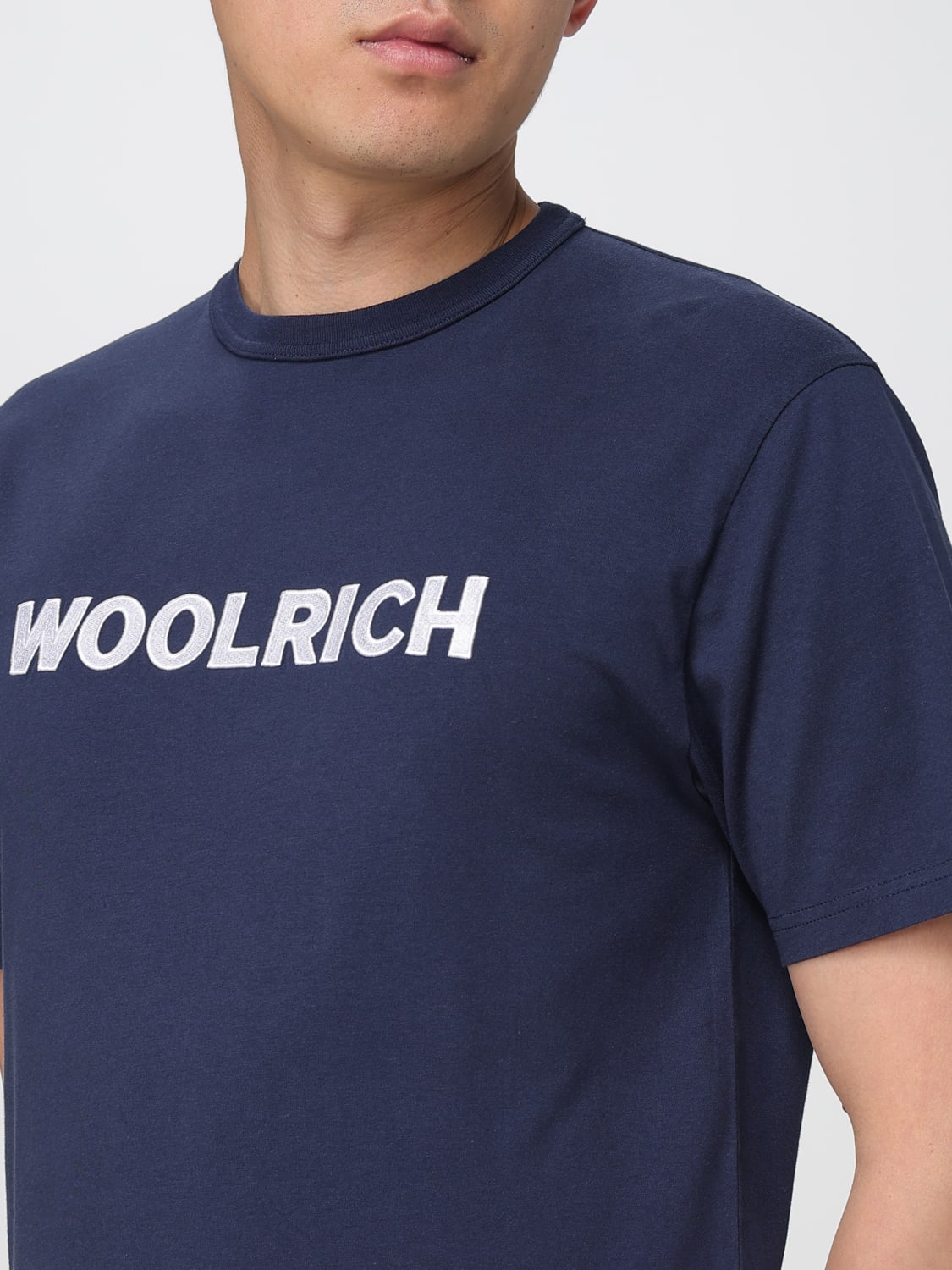 WOOLRICH T-SHIRT: T-shirt men Woolrich, Blue - Img 3