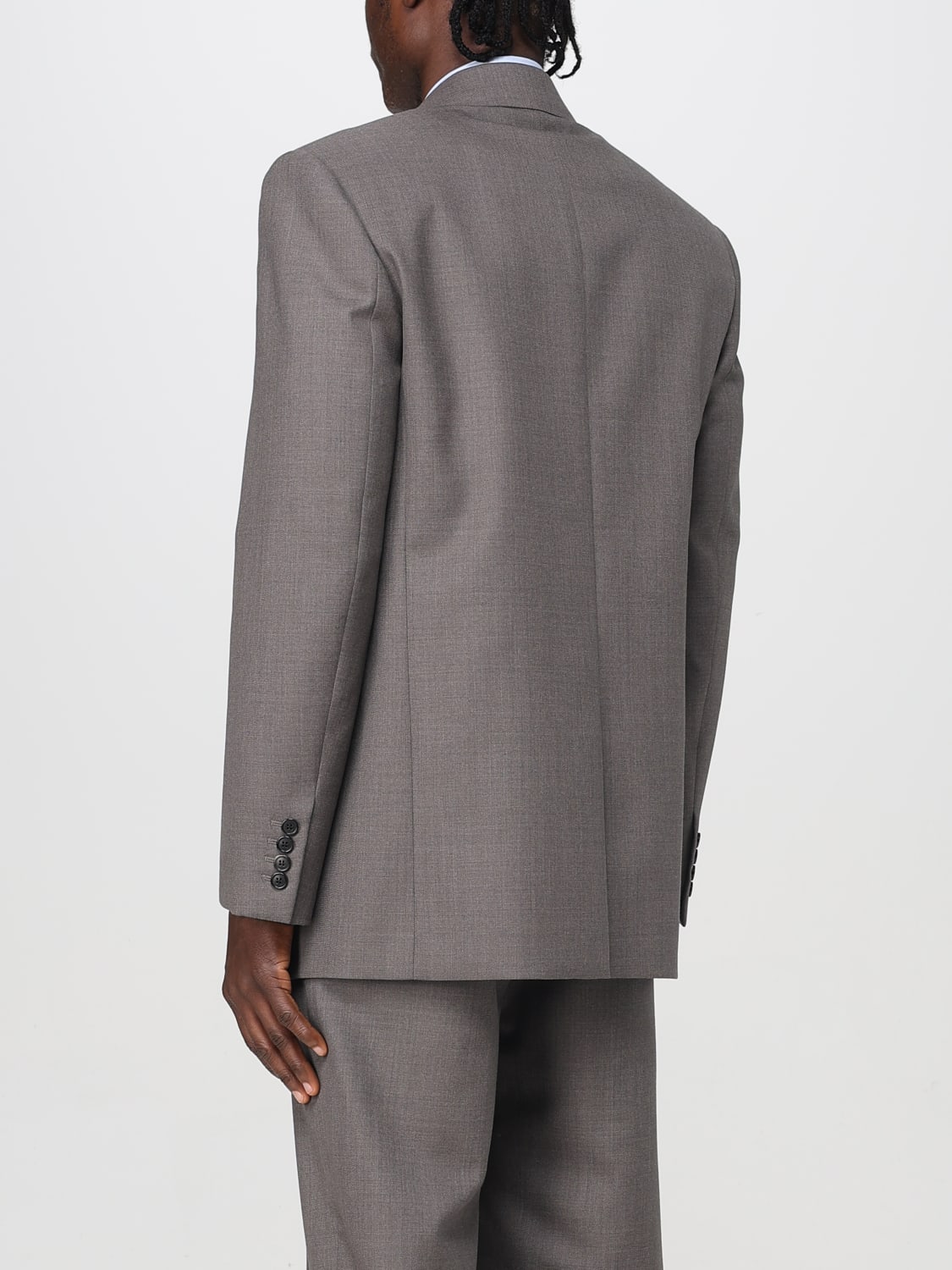 SAINT LAURENT КУРТКА: Куртка Мужское Saint Laurent, Грецкий Орех - Img 3