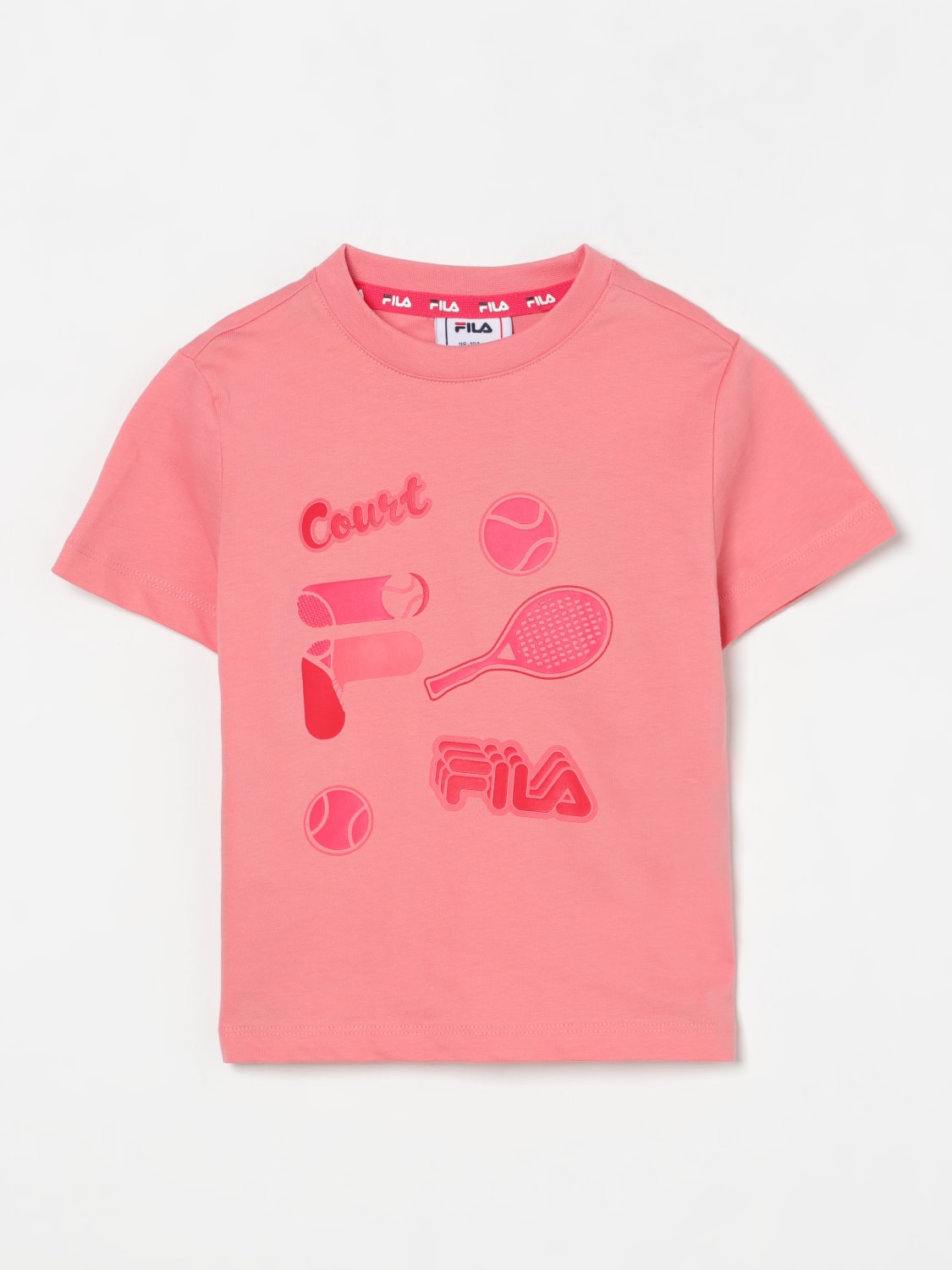 FILA Tシャツ: Tシャツ ボーイ Fila, ピンク - Img 1