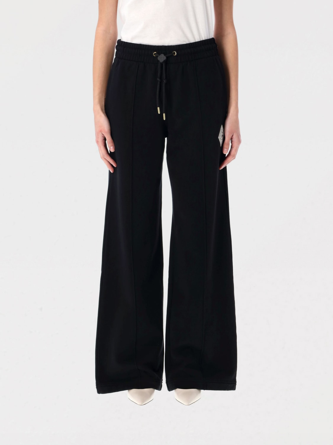 パンツ CASABLANCA Women Straight Pants WPS25JTR101 04 BLACK CASABLANCA: women's pants - Black | Casablanca pants
