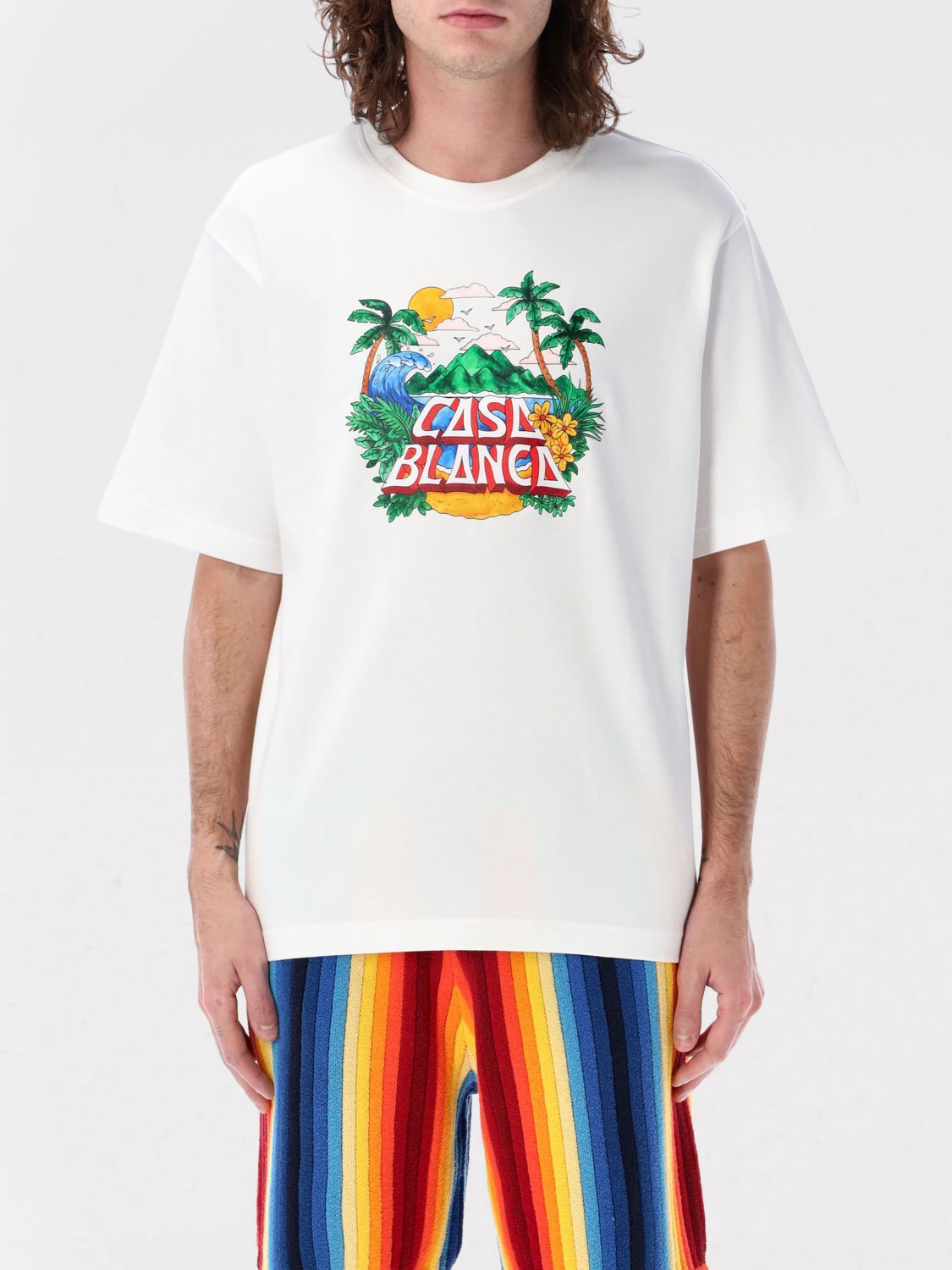 Tシャツ・カットソー CASABLANCA Men T-shirt Multicolor MS25JTS02702 01 casablanca.jpg