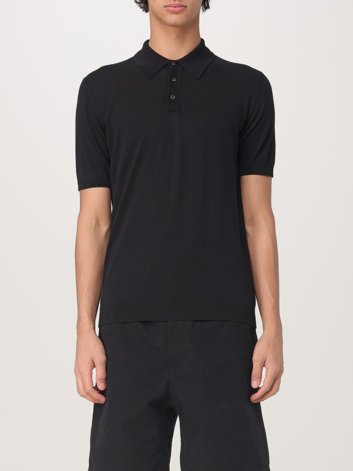 ROBERTO COLLINA POLO SHIRT: T-shirt men Roberto Collina, Black - Img 1
