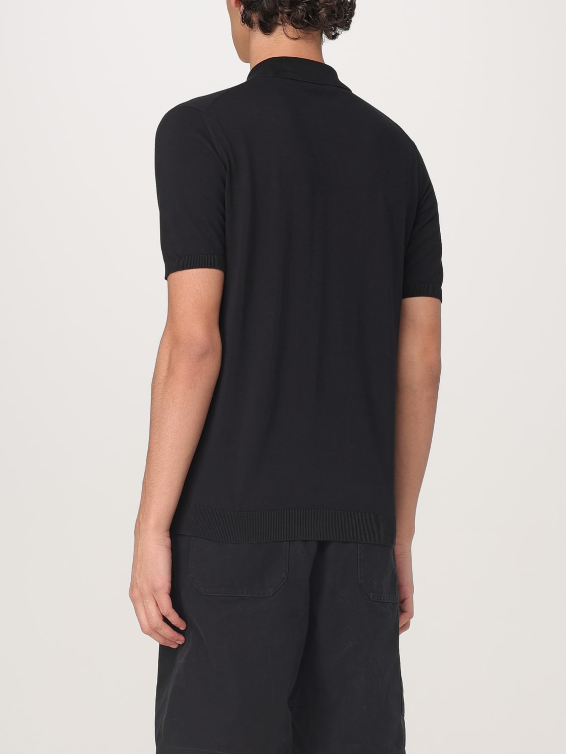 ROBERTO COLLINA POLO SHIRT: T-shirt men Roberto Collina, Black - Img 2