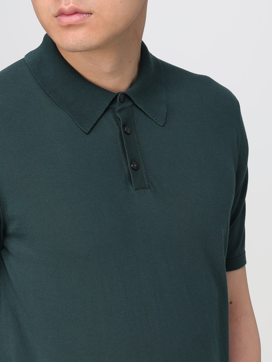 ROBERTO COLLINA POLO SHIRT: T-shirt men Roberto Collina, Green - Img 3