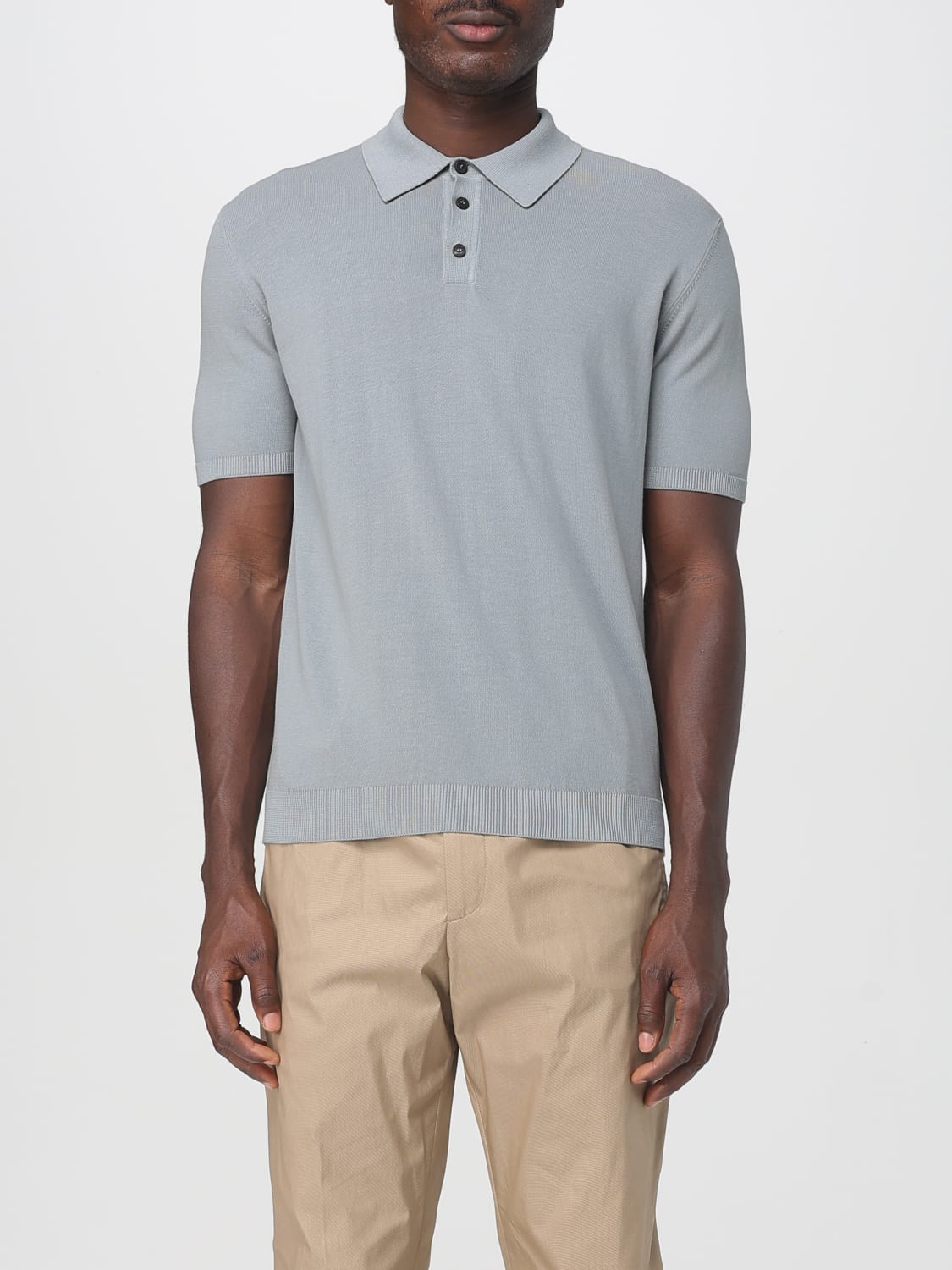 ROBERTO COLLINA POLO SHIRT: T-shirt men Roberto Collina, Grey - Img 1