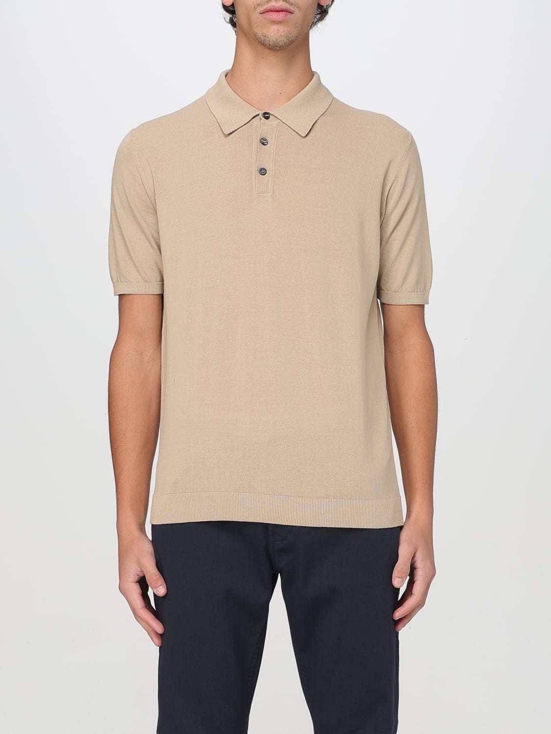 ROBERTO COLLINA POLO: T-shirt herren Roberto Collina, Beige - Img 1