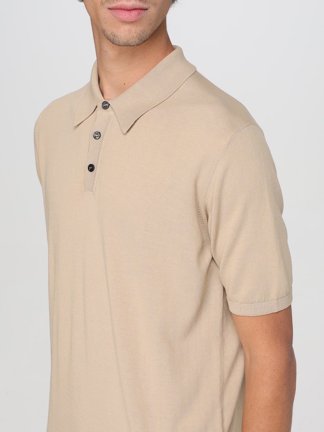 ROBERTO COLLINA POLO: T-shirt herren Roberto Collina, Beige - Img 3