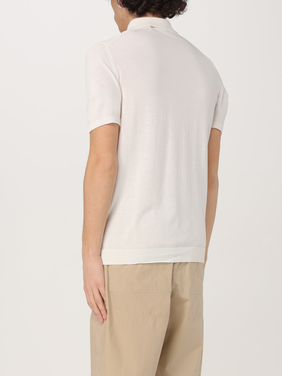 ROBERTO COLLINA POLO SHIRT: T-shirt men Roberto Collina, Ecru - Img 2