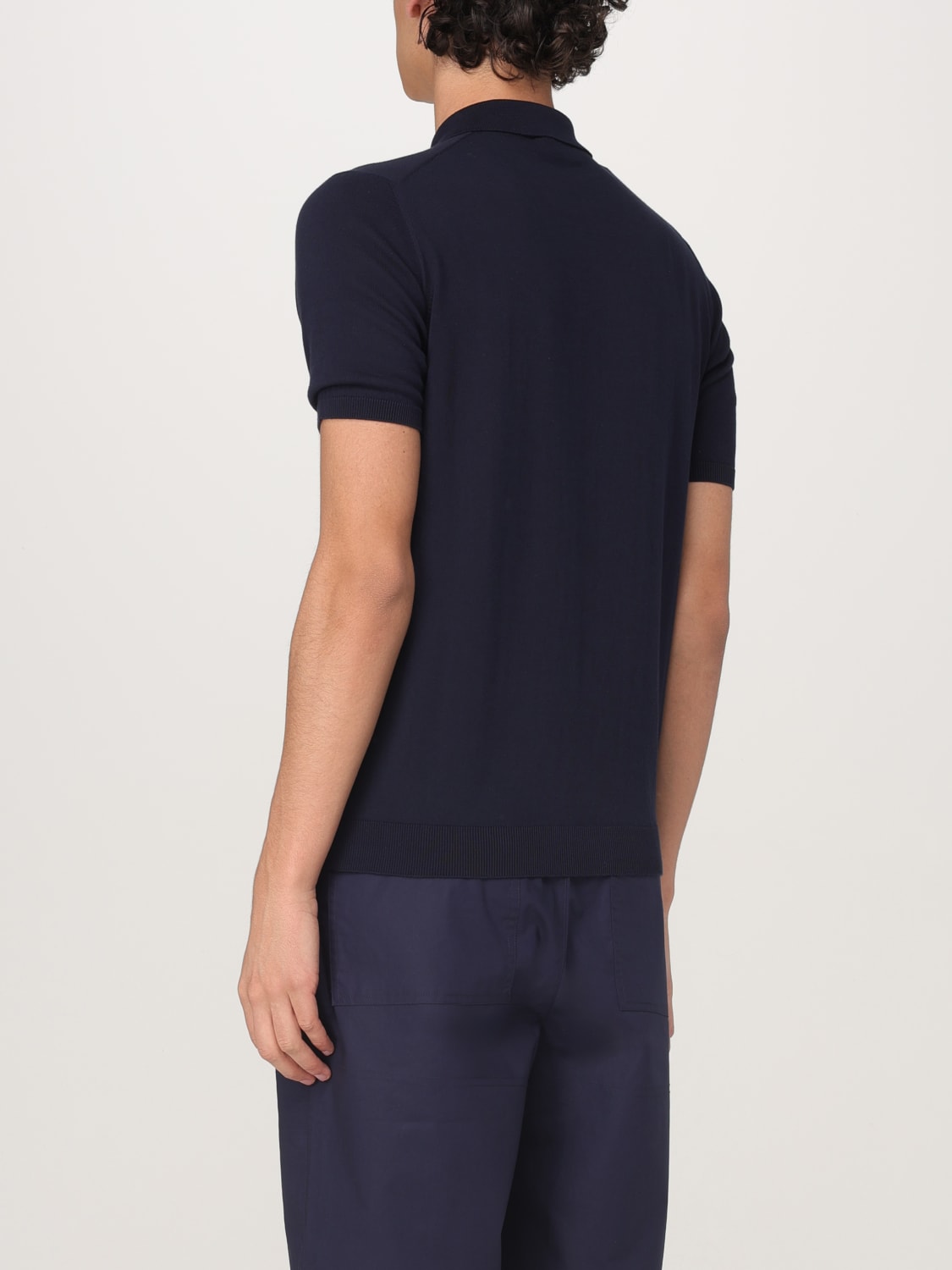 ROBERTO COLLINA POLO SHIRT: T-shirt men Roberto Collina, Navy - Img 2