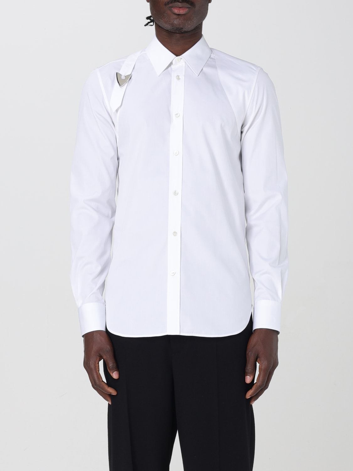 MCQUEEN SHIRT: Sweater men McQueen, White - Img 1