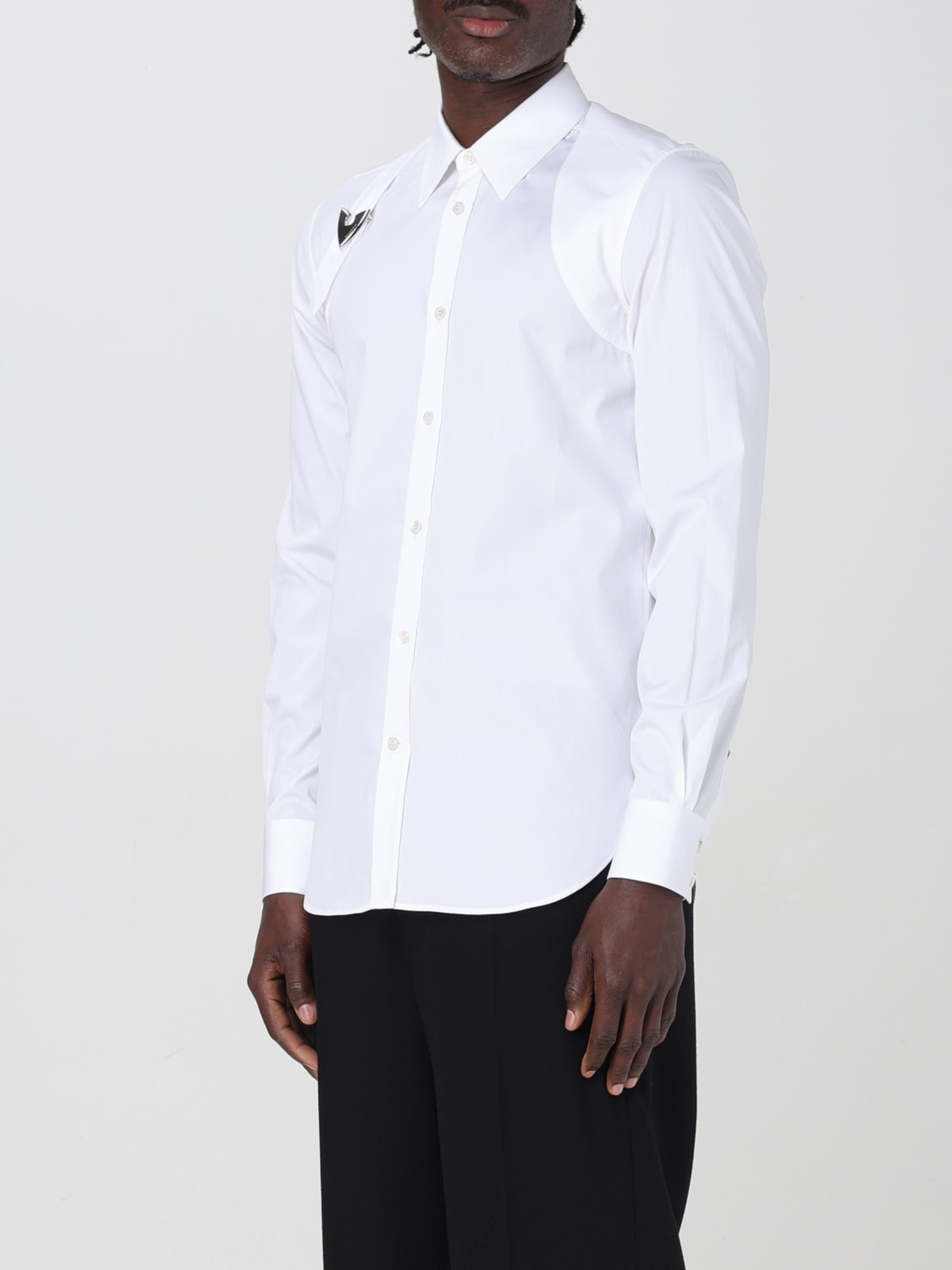 MCQUEEN SHIRT: Sweater men McQueen, White - Img 4