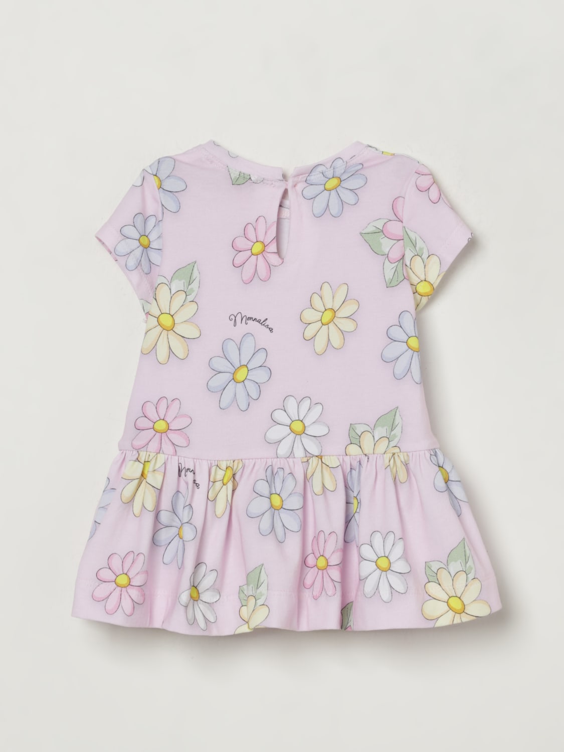 MONNALISA ROMPER: Monnalisa baby dress, Pink - Img 2