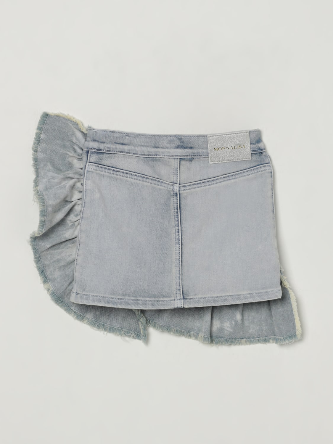 MONNALISA SKIRT: Skirt kids Monnalisa, Denim - Img 2
