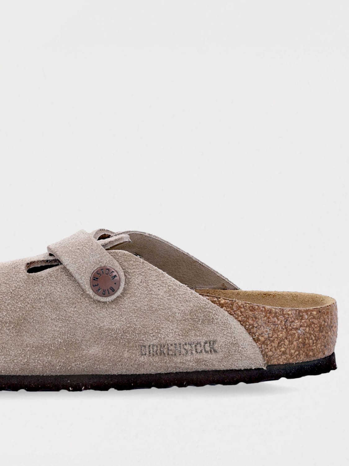 BIRKENSTOCK SCARPE: Sabot Boston Birkenstock in camoscio , Beige - Img 4