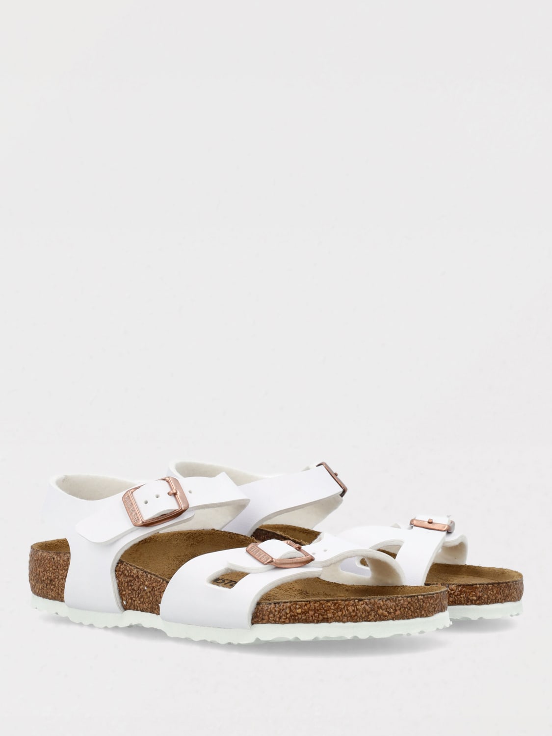 BIRKENSTOCK SCARPE: Sandalo Rio Birkenstock in Birko-Flor , Bianco - Img 2
