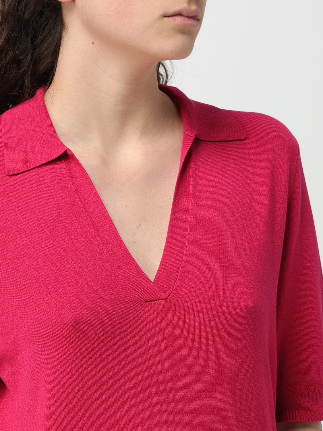 Tシャツ・カットソー LIU JO Woman Polo Shirt Pink WA5222MS49I 81950 LIU JO Woman Polo Shirt Pink WA5222MS49I 81950 (LIU JO/T