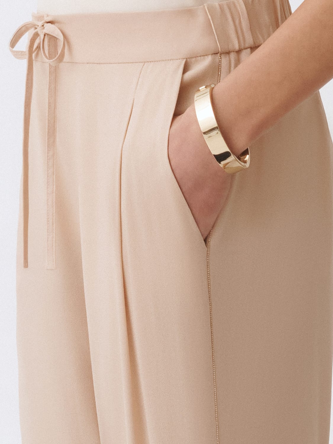 FABIANA FILIPPI: Pants woman - Sand | Fabiana Filippi pants